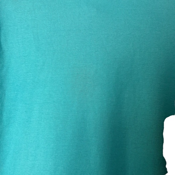 Pendleton teal turquoise blue long sleeve mock turtleneck top size medium - Picture 11 of 12